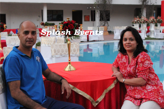 Wedding in pool side Clarks Amer Jaipur